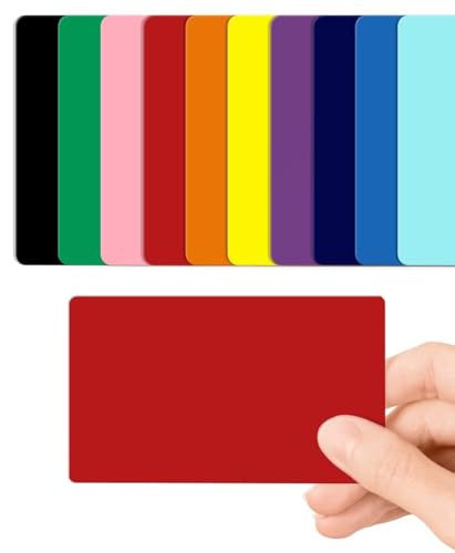 CKB LTD   Tarjetas de plástico de PVC en blanco, paquete de 100 unidades, 760 micras, tamaño estándar CR80, 86 x 54 mm, imprimibles, ideales para sobreimpresión en cualquier impresora de tarjetas de