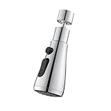 SIGANDG Kit Aeratore, Rubinetto Lavello Cucina, 360 ° Girevole Lavello Rubinetto Gorgogliatore, G1/2 Filtro Per Risparmio Idrico, con 3 Modalità Aeratori Rubinetti per Lavello Cucina Bagno