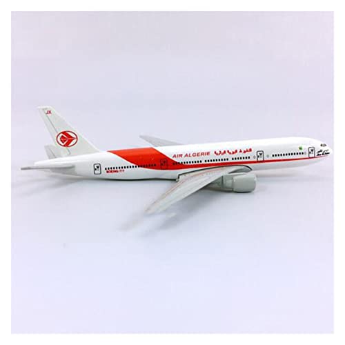 Modelo de avión Boeing B777-200 Leah Air 1:400 con base metálica 7