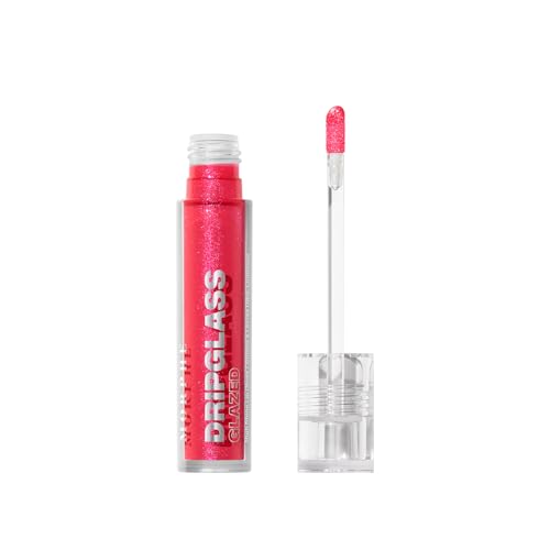 MORPHE Dripglass High Shine Lip Gloss - Semi-Sheer or Full Coverage Lip Color with Glass-Like Shine and Nonsticky Finish - Infused With Squalane & Vitamin E - Raspberry Reflection (0.13 Fl Oz)