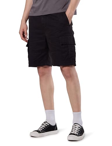 Image of Symbol Premium Men's Relaxed Fit Washed Cargo Shorts - Regular Fit | Pure Cotton (Available in Plus Sizes)