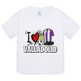  Camiseta bebé para enamorado de su equipo de fútbol de Valladolid - Blanco, 2 años