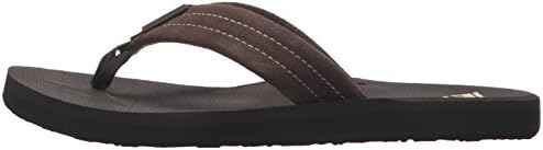 Quiksilver Unisex-Child Carver Suede Fixed Strap Flip Flop Youth Sandal, Demitasse-Solid, 12(29) M US Little Kid | Image 7