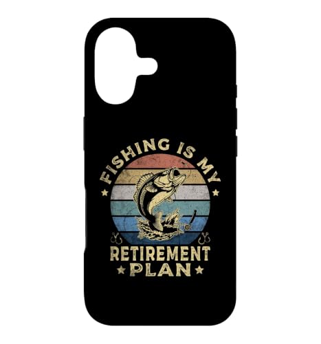 Fishing Is My Retirement Plan Cool Fishing Graphic Fisherman �X�}�z�P�[�X iPhone 17 �p