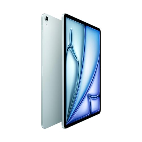 Image of Apple iPad Air (M2, 11-inch, 2024), 512GB, Wi-Fi + Cellular, Blue (Renewed)