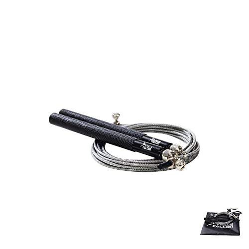 Pallid Falcon - Aluminium Springseil "AL Speedrope" mit patentiertem 360 Grad Kugellager I Optimiert für Cardio und Muskelaufbau Cover