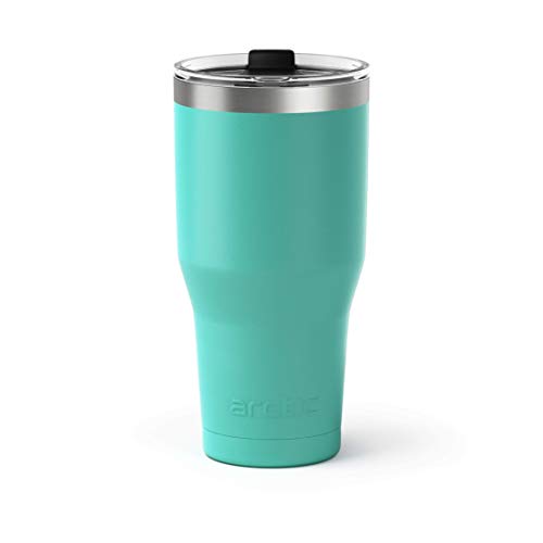 Arctic Tumblers 30 oz Matte Turquoise Insulated Tumbler with Straw