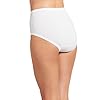Jockey Women's Underwear Plus Size Elance Brief - 6 Pack, White, 8