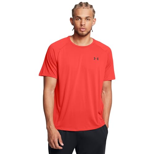 Image of Under Armour Men's Tech 2.0 Short-Sleeve T-Shirt, (860) Dark Orange / / Black, XXL