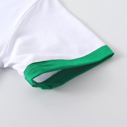 Spring&Gege Boys Short Sleeve Ringer Tee Kids Cotton Sport Crew Neck T-Shirts (5-14 Years)4