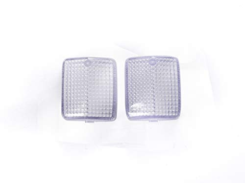 Motorcycle Indicators Turn Signal Lens Compatible for Honda 1987-1999 CBR1000F,1987-1996 CBR600F,1994-1996 CB500,1987-1991 CBR500F (Clear)