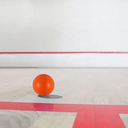 kaaka Bola de squash de treinamento profissional de borracha média velocidade 50 mm laranja