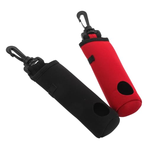 VICASKY 2Pcs Neoprene Golf Ball Storage Bag Durable Organizer for Easy Carrying Efficient Organization Portable Golf Accessories Pouch for Travel Walking Golf Bags