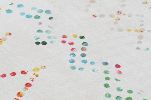 Tapis de qualité supérieure 600 gsm au design losanges raffiné 120x180