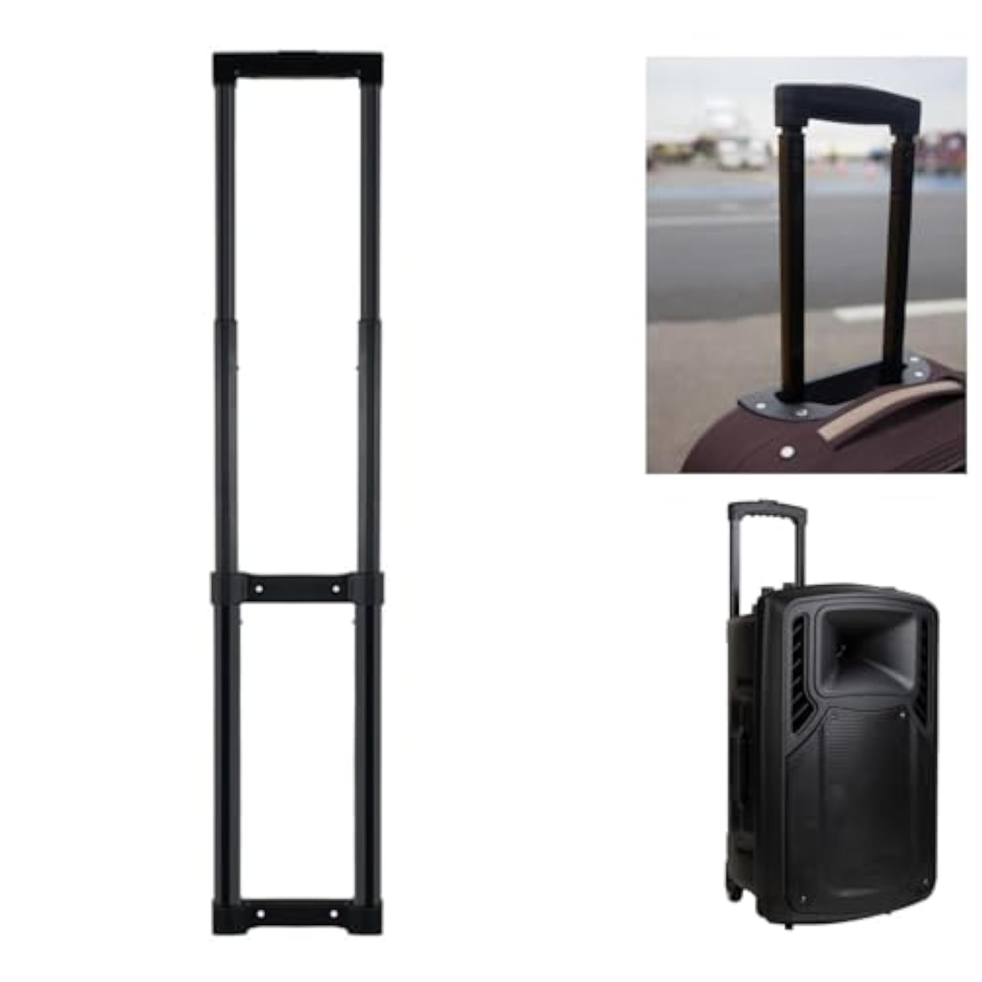Stylish Telescoping Handle Trolley Luggage Pull Drag Rod