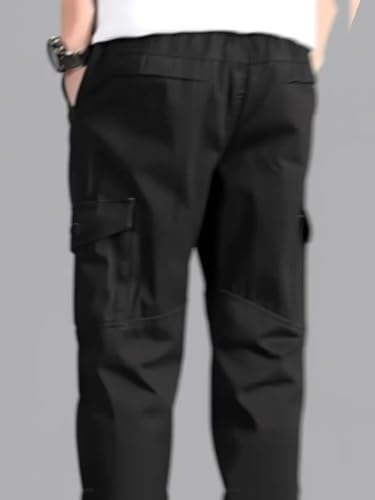 Image of FABRIPPLE Men's Olive Green Cargo Pants | Relaxed Fit Utility Trousers | Multi Pocket Casual Wear | Stylish Streetwear Bottomwear for Men