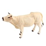 Figura De Ganado En Miniatura - Figu-ra De Ganado Realista Juguete De Animales De Granja | Colección De Figras De | Fgura De Juguete Cow Farm World, Rellenos para Bolsas De Regalos, Recuerdos De