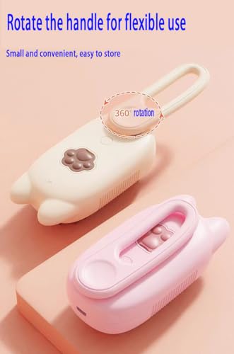 Image of Steam Cat Brush Dog Brush for Shedding Rechargeable Cat Brush Unique Pet Brush The Handle Can be Rotated 360 (pink)