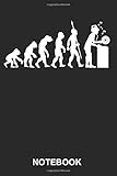  Notebook: Turntable Vinyl Record Disco Party DJ Disc Jockey Dance Music Musician 70s 80s 90s Funny Cute Evolution  Diary, Notebook and Journal  Size ... Pages  Softcover  Blank Wide Ruled Paper