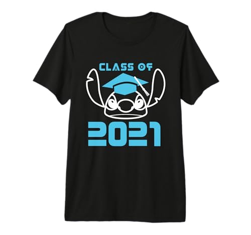 Stitch Class of 2021 t-shirt Disney premium idéal pour shooting photo diplôme