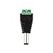 SeniorMar Mini connecteur adaptateur de câble de prise en plastique portable Dc 12 V mâle pour 5050 3528 connecteur LED alimentation de lumière de bande