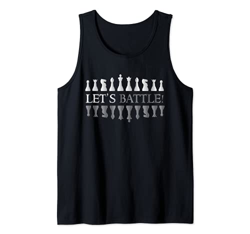 Battle - Chess Lover Quote - Funny Humor Saying t-shirt sem mangas, Preto, S