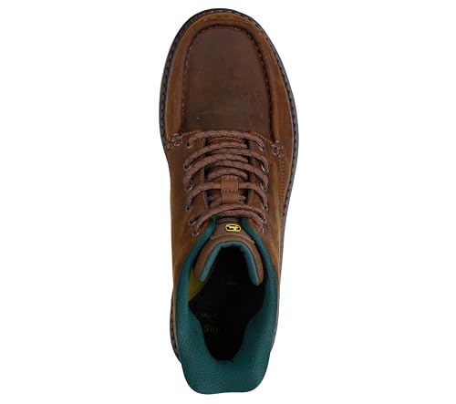 Image of Skechers mens John Deere Brockman 2.0 Moc Toe Lace Up Slip Ins