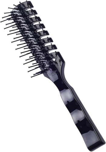 Mens Vented Hair Brush for Blow Drying, Anti Static Vent Hairbrush for Styling Fine, Curly, Wavy, Wet or Dry Hair