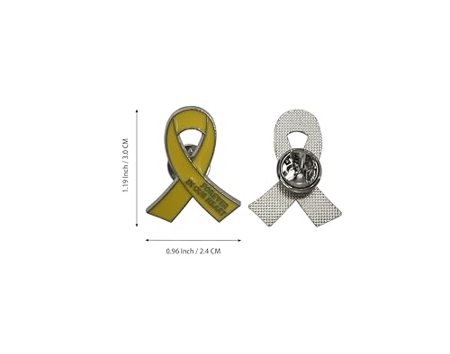 Image of 60 Set Funeral Ribbon Pins Memorial Pin Forever in Our Hearts Lapel Pin Remembrance Brooch with Prayer Cards & Organza Bags