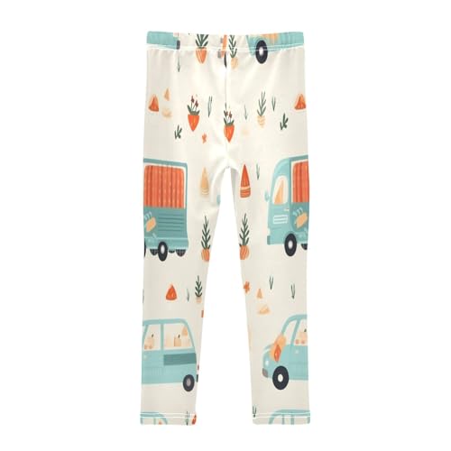 Bolaz Toddler Girls Leggings Printed Yoga Pants Leggings Cartoon Car for Kids2