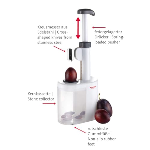 Westmark Pflaumenentsteiner Prunus – für Pflaumen und Zwetschgen – Ansicht 6