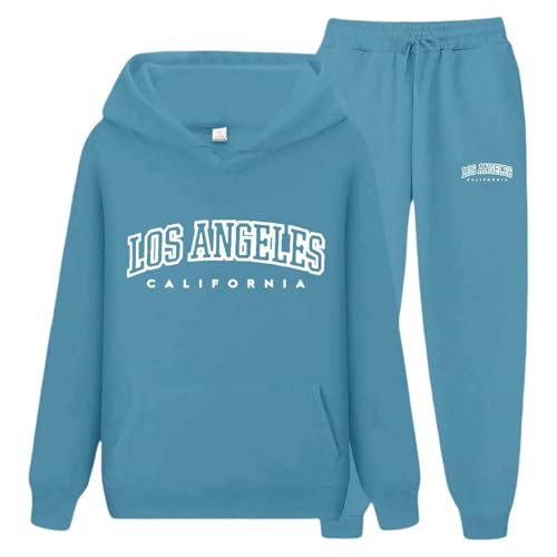RUITOTP Chandal Mujer Completo Dos Piezas Conjuntos Deportivos Sudadera con Capucha Pantalones Cintura Alta Traje Deporte Jogging Chándals con Bolsillos Ropas Deportiva
