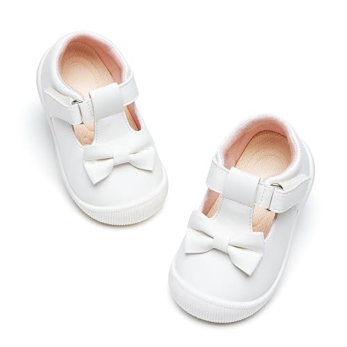 Image of PHIRAMIN Toddler Girl Mary Jane Dress Shoes-Little Girl School Uniform Shoes for Wedding Party
