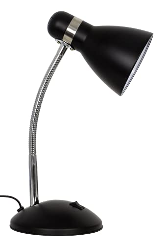 BEL AIR HOME - Lampe de bureau Megara 1xE27, lampe pince puissante, lampe de chevet pince lit, petite lampe bureau, lampe à pince, lampe orientable atelier, lampe portative, lampe cuivré (Noir)