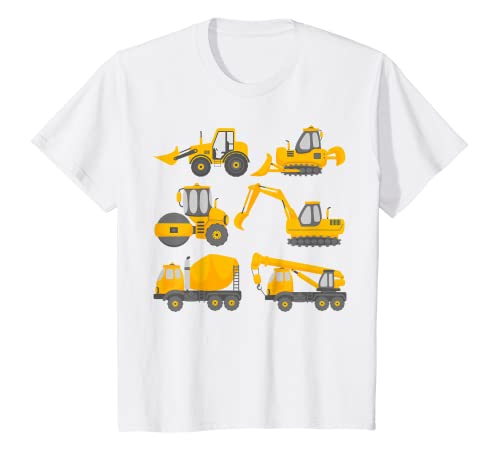 Bambino Excavator Shirts For Toddler Boys