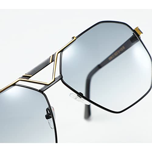 Image of mincl / 2021 Fashion Style Square transparent Sunglasses Unisex Vintage Oversized Glasses