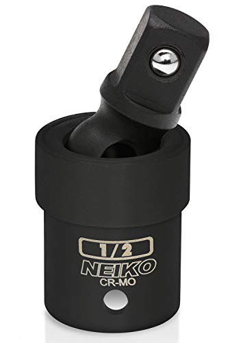 Image of NEIKO 02430A 1 /2 inch Drive Universal Joint Swivel Socket Adapter | Cr-Mo Impact Grade