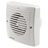 Addvent AVX100TN Axial Extractor Fan 100mm (Timer Model), White - Image 1