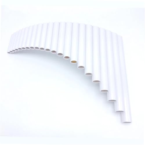 Pan Flute Instrument 22 Pipes PanFlute With Base G Key ABS Plastic Pan Flute Music Instrument Tunable Panpipes(Right C)