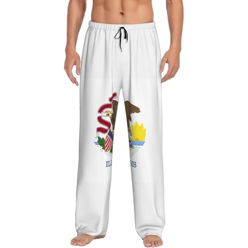 Pantalon de pyjama pour homme Illinois EdWal noir XXL avec poches confortables