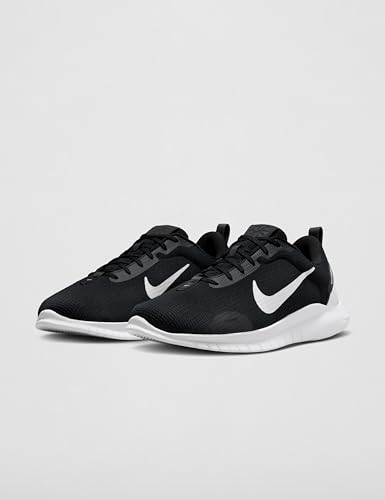 Nike Nike Men's Flex Experience Run 12 Road Running Shoes, Black/White-Dark Smoke Grey, 8 Extra Wide