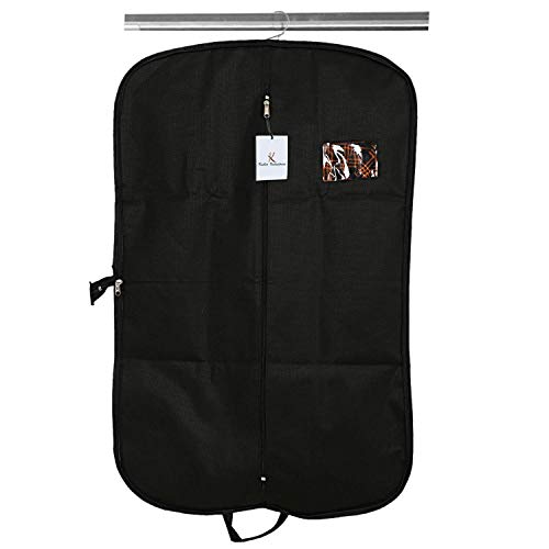 Image of Kuber Industries Coat Cover|Foldable Blazer Cover|Suit Cover With Zipper Closure|Cloth Organizer For Dust Proof Jacket|Pack of 5 (Multicolor)