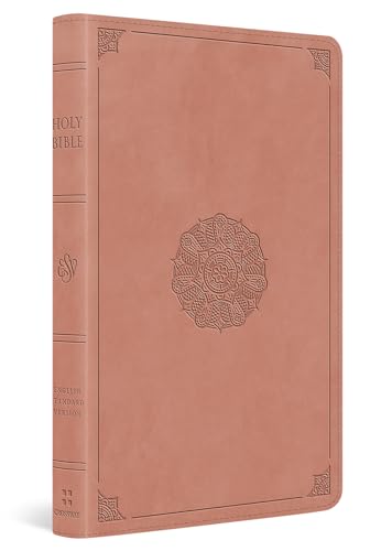 ESV Thinline Bible (TruTone, Blush Rose, Emblem Design)