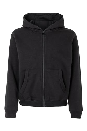 Mukua Byron Kids Sweat à capuche zippé pour enfant Noir Taille 12/14