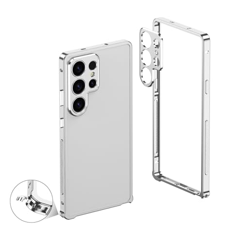 Summitxc �X�}�z�P�[�X Galaxy S26+ �p�̃P�[�X �J�o�[ CASE �A���~�j�E���o���p�[ CASE �����₷�� �ϏՌ� �����h�~ ���� �����₷�� �J���������Y�ی�[as-24nx2223][�V���o�[]