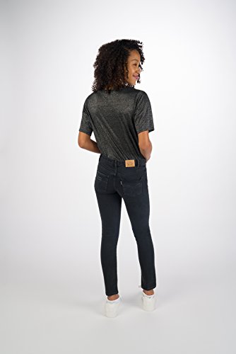 Levi's Girls' Big High Rise Graphic T-Shirt, Black, M3