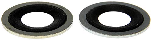 Image of Dorman 097-021.1 Metal /Rubber Drain Plug Gasket, Fits 1 /2, M12, M12 So Compatible with Select Models