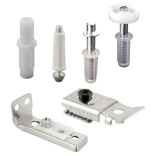 Juego de herrajes para puertas plegables, repuesto para puertas tipo granero y empotradas miniatura 4