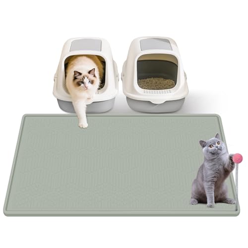Silicone Cat Litter Mat 38x25 Inch