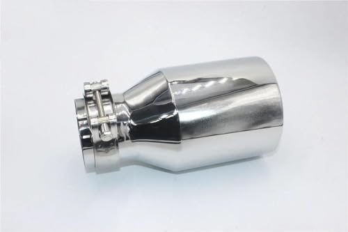Punta de escape universal brillante de acero 304 para personalizar tu coche 5